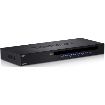 TRENDnet TK-803R 8-Port Rackmount KVM Switch, 2048 x 1536 VGA resolution, Plug & Play